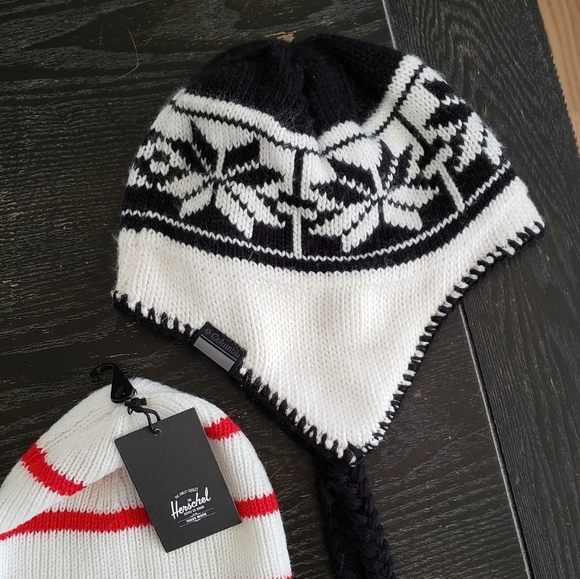 Columbia, Herschel supple beanies hats one size unisex - Picture 3 of 7